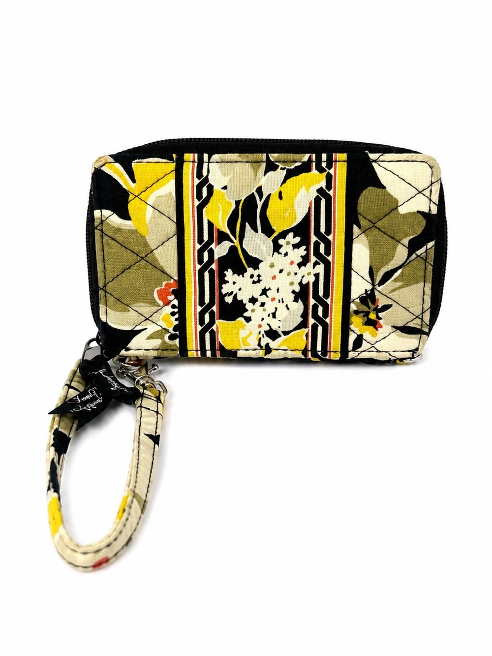 Vera Bradley Dogwood Floral Zip Around Wristlet Wallet Retired Print Card Holder
